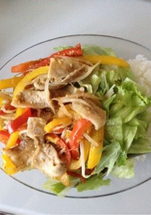 もやしとパプリカのカラフル豚丼☆-レシピのメイン写真