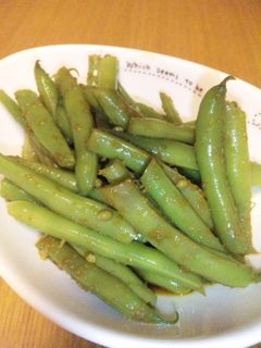 簡単すぎ! いんげんの生姜あえ-レシピのメイン写真