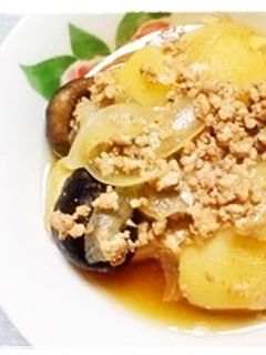 醤油と塩麹があれば!じゃがいもそぼろ煮-レシピのメイン写真