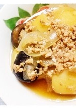 醤油と塩麹があれば！じゃがいもそぼろ煮-レシピのメイン写真