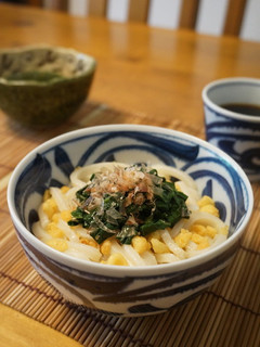 *モロヘイヤの*ぶっかけ冷やしうどん*-レシピのメイン写真