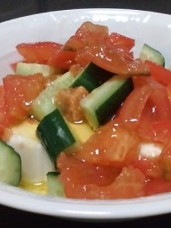 簡単イタリアンな豆腐サラダ-レシピのメイン写真