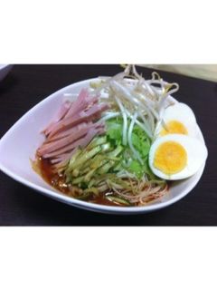 そうめんを韓国風に☆お手軽ピビン麺♪-レシピのメイン写真