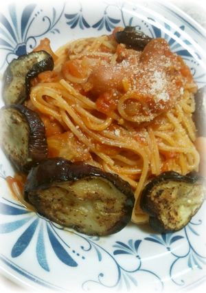 完熟トマトのトマトソースパスタ＊-レシピのメイン写真