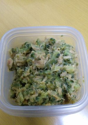 ゴーヤとツナ缶の味噌炒め-レシピのメイン写真