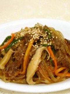 チャプチェ 韓国春雨と野菜の炒め物-レシピのメイン写真
