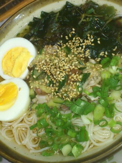 梅と豚肉の健康そうめん**-レシピのメイン写真