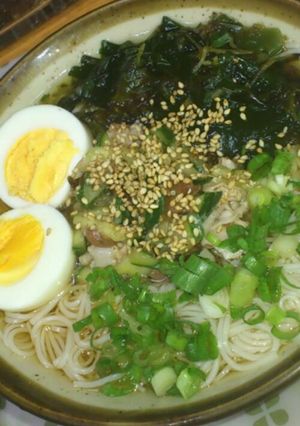 梅と豚肉の健康そうめん**-レシピのメイン写真