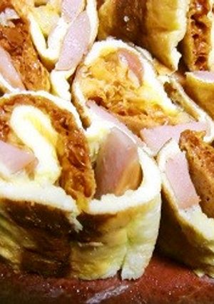 レンジスライスチーズで、ボリューム卵焼き-レシピのメイン写真