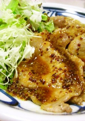 ☆粒マスタードで!!さっぱり豚ソテー☆彡-レシピのメイン写真