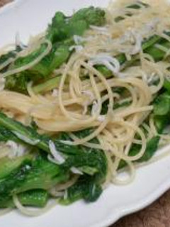 菜の花としらすのパスタ-レシピのメイン写真