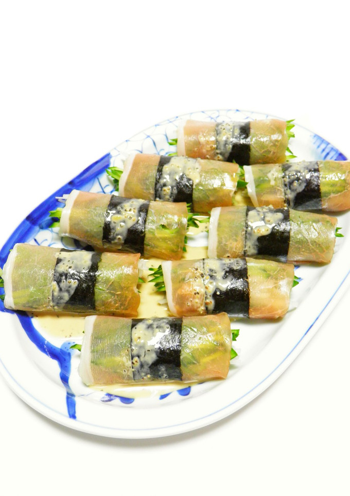 和風サラダ＊生ハム巻き♪-レシピのメイン写真
