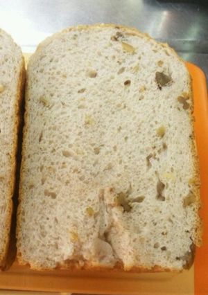 HBでくるみとハチミツのごはん食パン-レシピのメイン写真