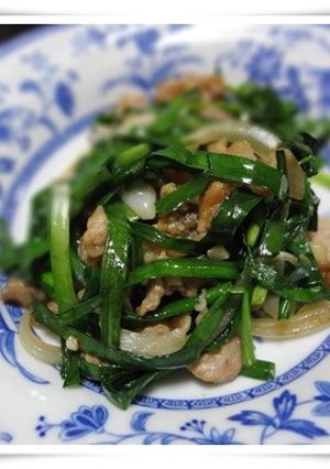 おいしい♪ニラ豚-レシピのメイン写真