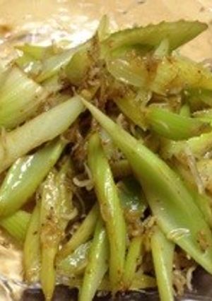 セロリのじゃこきんぴら-レシピのメイン写真