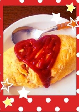 ふんわり( ´ ▽ ` )オムライス-レシピのメイン写真
