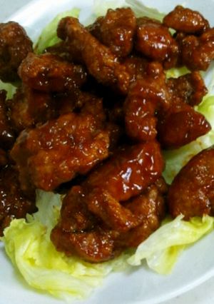 我が家の定番☆豚肉のケチャップソース和え-レシピのメイン写真