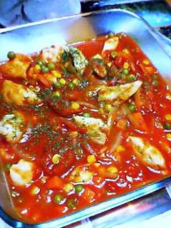 チキンのトマト煮込み-レシピのメイン写真
