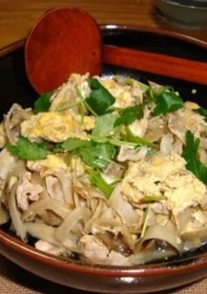 豚肉の柳川風-レシピのメイン写真