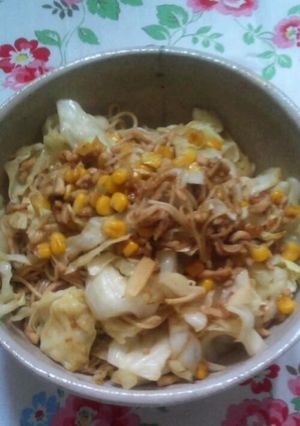 冷蔵庫にあるもんで焼きそうめん-レシピのメイン写真