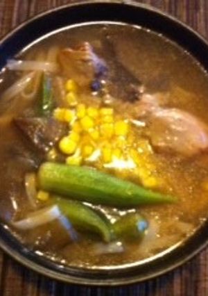 温まる麺:手羽元甘酢煮のリメイク1-レシピのメイン写真