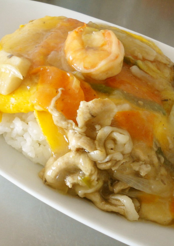 我が家の中華丼-レシピのメイン写真