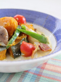かぼちゃとピーマンのスープ♪クミン風味-レシピのメイン写真