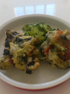 ゴーヤと茄子の夏野菜のかき揚げ☆-レシピのメイン写真