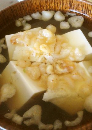 簡単お豆腐汁in天かす-レシピのメイン写真