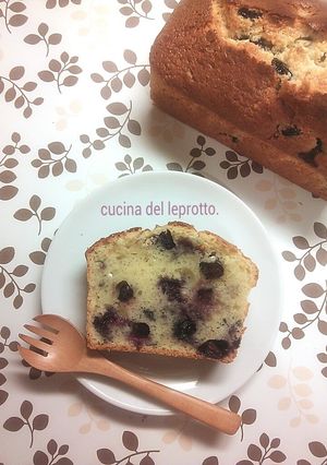 バター不使用ブルーベリーパウンドケーキ-レシピのメイン写真