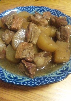 ☆大根と豚バラブロック煮☆-レシピのメイン写真