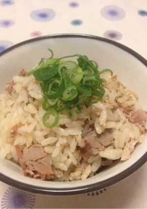 チャーシュー＆タレde簡単炊き込みご飯♪-レシピのメイン写真