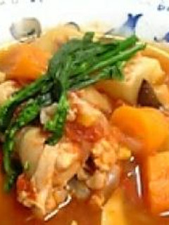 手羽元と野菜のトマト煮-レシピのメイン写真