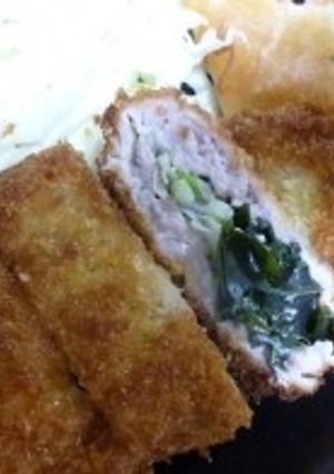 薄切り肉に野菜を挟んで！ヘルシー豚カツ-レシピのメイン写真
