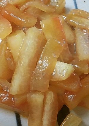 スイカの皮のトマケチャ炒め-レシピのメイン写真