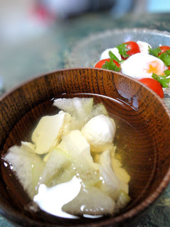 冬瓜とお豆腐の冷たい汁物-レシピのメイン写真