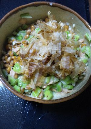 混ぜてネバネバ☆オクラ納豆-レシピのメイン写真