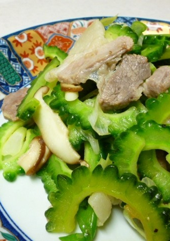 残暑を乗り切る！ゴーヤの塩豚炒め-レシピのメイン写真