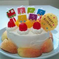 ☆１歳のＢｉｒｔｈＤａｙケーキ☆-レシピのメイン写真