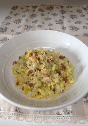 納豆チャーハン-レシピのメイン写真