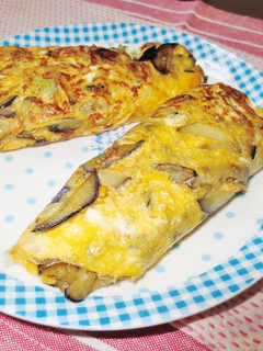 ナスみその卵焼き-レシピのメイン写真