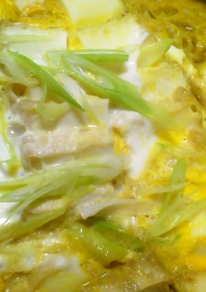 厚揚げの玉子とじ(2人分レシピ)-レシピのメイン写真
