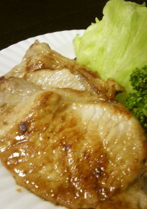 甘くな～い♪豚の生姜焼き-レシピのメイン写真