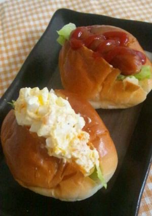 朝食に!ランチに!簡単バターロールサンド-レシピのメイン写真