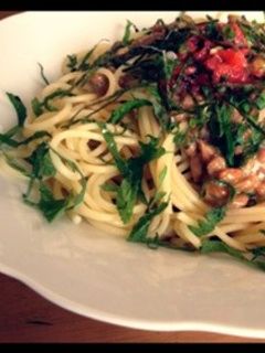 さっぱり和風パスタ-レシピのメイン写真