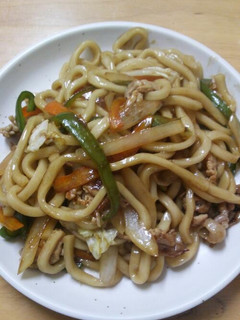 簡単!オイスター焼きうどん-レシピのメイン写真