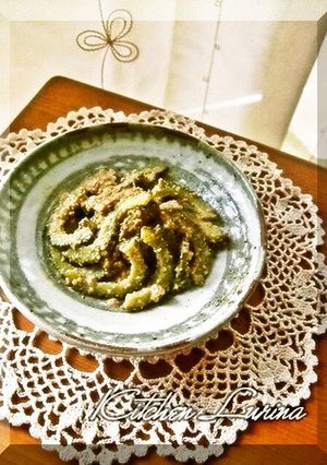 ゴーヤのゴマポン酢和え✿-レシピのメイン写真
