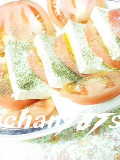 *●豆腐とトマトのオリーブ塩サラダ●*。-レシピのメイン写真