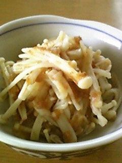 エノキ茸の梅和え-レシピのメイン写真