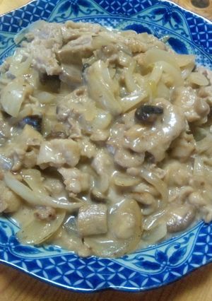 ☆豚とキノコのクリーム煮☆-レシピのメイン写真